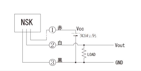 鷺宮NSK型壓力傳感器接線圖 鷺宮NSK型壓力傳感器接線圖