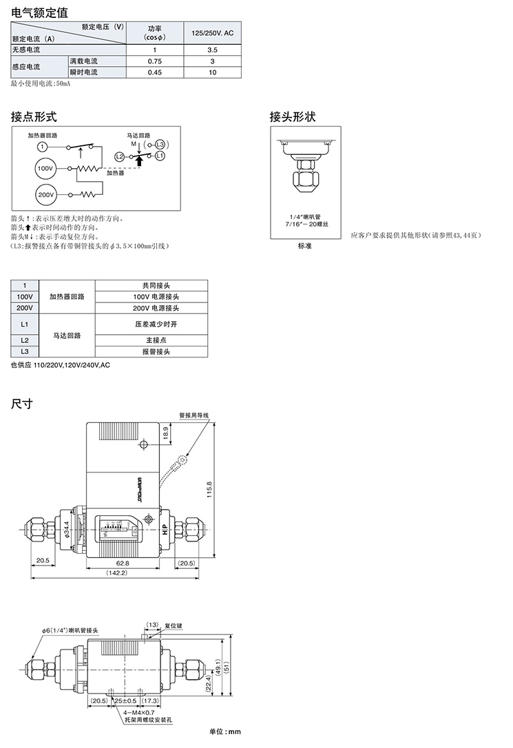 日本鷺宮油壓差控制器